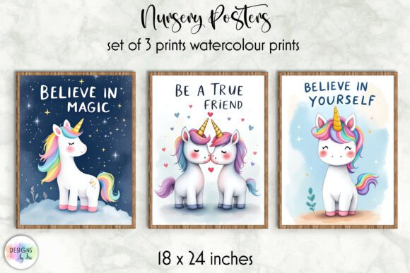 Download Unicorn Affirmation Nursery Set - Nursery Collection