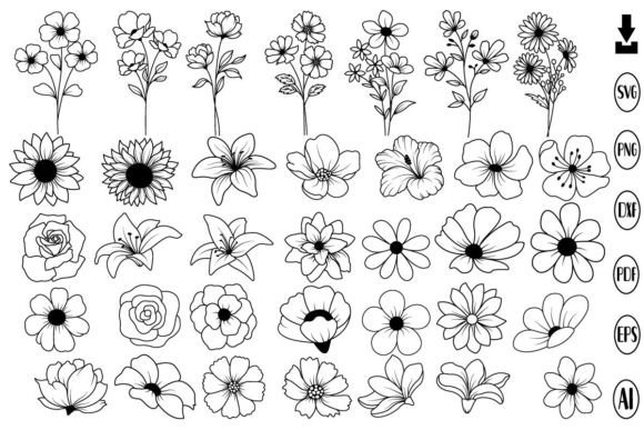 Download Flowers Svg Bundle, Flower Svg, Floral - Flower svg Collection