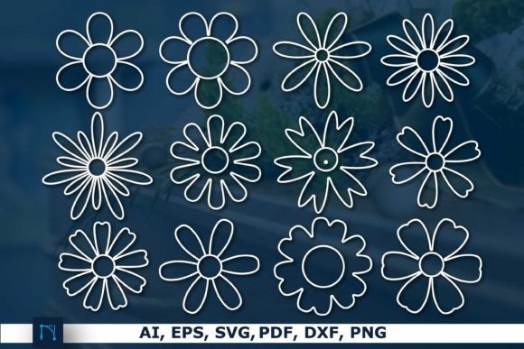 Download Daisy Flower SVG Bundle for Cricut - Flower svg Collection