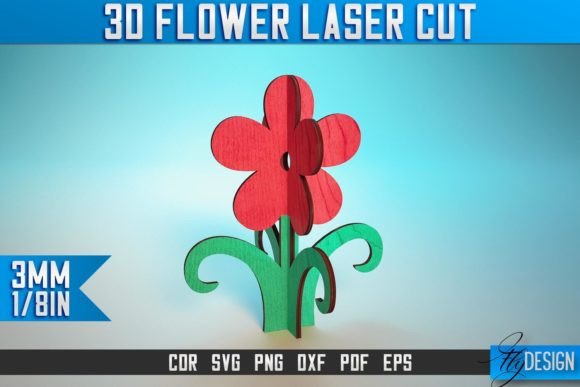 Download 3D Flower Laser Cut SVG | Flower SVG - Flower svg Collection