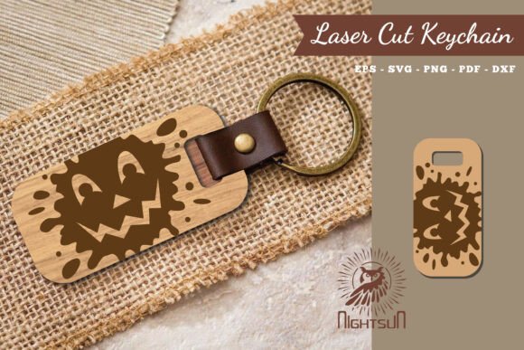 Download Halloween Face Laser Cut Keychain 12 - Laser cut keychain Collection