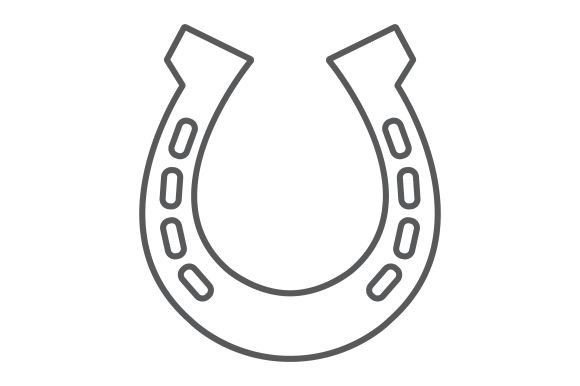 Download Horseshoe Thin Line Icon - Horseshoe Collection